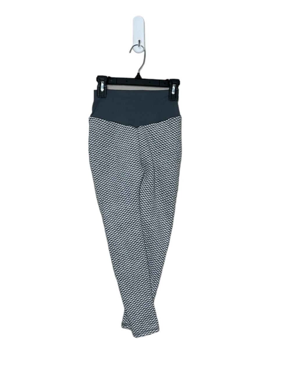 Grey high waist butt lift capri leggings size S